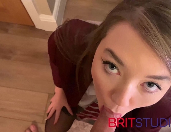 Olivia POV Uniform Fuck And Creampie BritStudioxxx British P